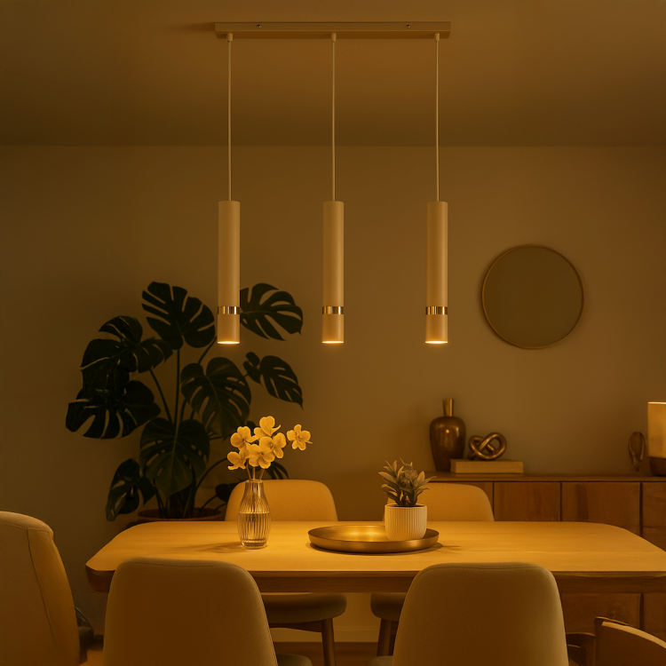 Lampa wisząca JOKER CASHMERE/GOLD 3xGU10 MLP2332 Milagro kaszmir
