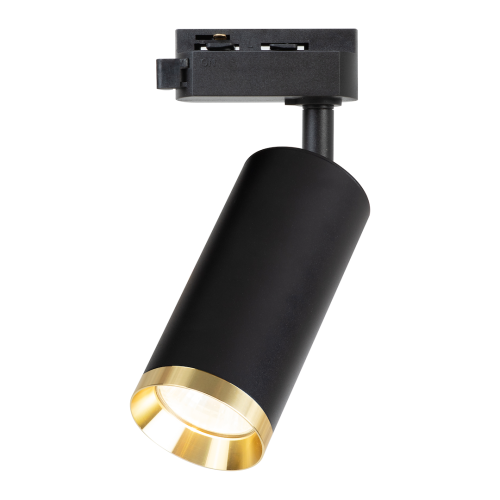 Oprawa Mica Track Czarny + Złoty 1xGU10 ML2092 Milagro