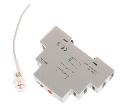 Automat zmierzchowy z sondą zewnętrzną Ø10 mm AZ-112 F&F 16A 230V Zmierzchowy włącznik zestaw