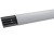 Listwa podłogowa na kable maskująca Tehalit.AK SL1807507030 HAGER POLO 2m 75mm tworzywo PVC przypodłogowa napodłogowa maskownica kanał podłogowy z pokrywą Tehalit szara