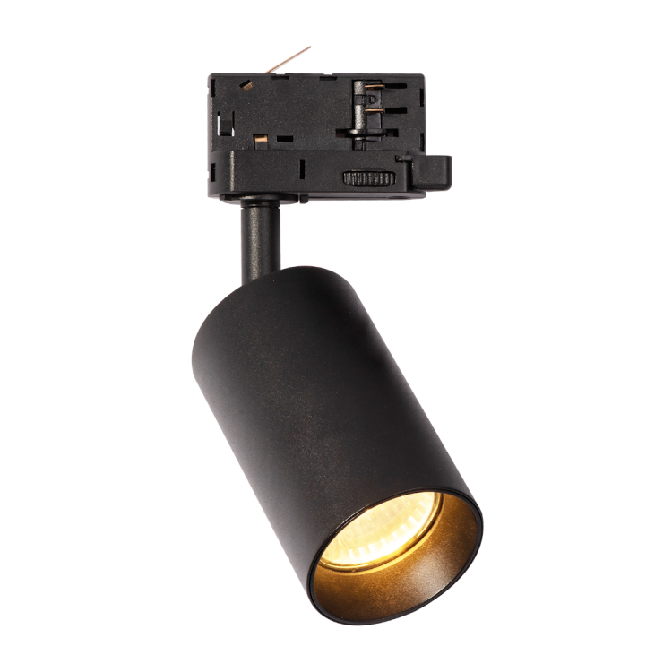 Track Spot Pipe Czarny 1xGU10 3-obwodowy ML2062 Milagro
