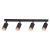 Oprawa Pipe Ring Spot Czarny 4xGU10 ML2073 Milagro