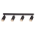 Oprawa Pipe Ring Spot Czarny 4xGU10 ML2073 Milagro