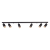 Oprawa Pipe Ring Spot Czarny 6xGU10 ML2075 Milagro