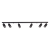Oprawa Pipe Ring Spot Czarny 6xGU10 ML2075 Milagro
