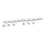 Zestaw Oprawa Pipe Ring Track Biały 6xGU10 2m ML2086 Milagro Szynoprzewód Szyna
