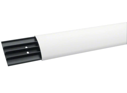 Listwa podłogowa na kable maskująca Tehalit.AK SL1807509010 HAGER POLO 2m 75mm tworzywo PVC przypodłogowa napodłogowa maskownica kanał podłogowy z pokrywą Tehalit biały biała