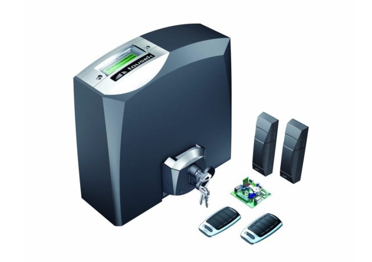 Napęd do bramy przesuwnej Tousek PULL T4 Speed 61014P 400kg 30m PULL-T4 T-4 bram przesuwnych szybki automat silnik zestaw
