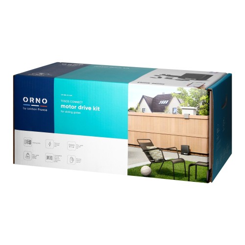 Napęd do bramy przesuwnej ORNO by Avidsen TOSOS Connect OR-NBR-AV-4461 500kg 8m Wi-Fi bram przesuwnych automat silnik zestaw Smart sterowany telefonem