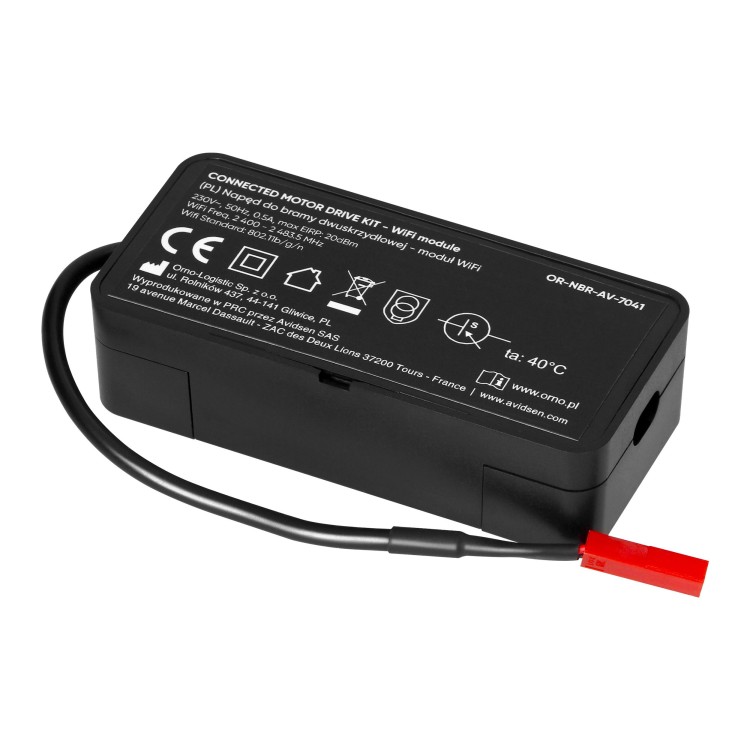 Napęd do bramy przesuwnej ORNO by Avidsen TOSOS Connect OR-NBR-AV-4461 500kg 8m Wi-Fi bram przesuwnych automat silnik zestaw Smart sterowany telefonem