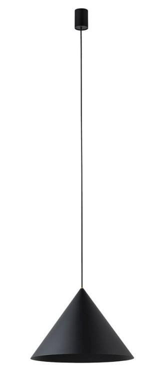 Lampa sufitowa wisząca Industrialna Loft ZENITH M BLACK 8001 NOWODVORSKI Lighting GU10 x1 35cm oświetleniowa żyrandol nowoczesna do Kuchni Jadalni nad stół blat wyspę czarna zwis Inspiracje Premium
