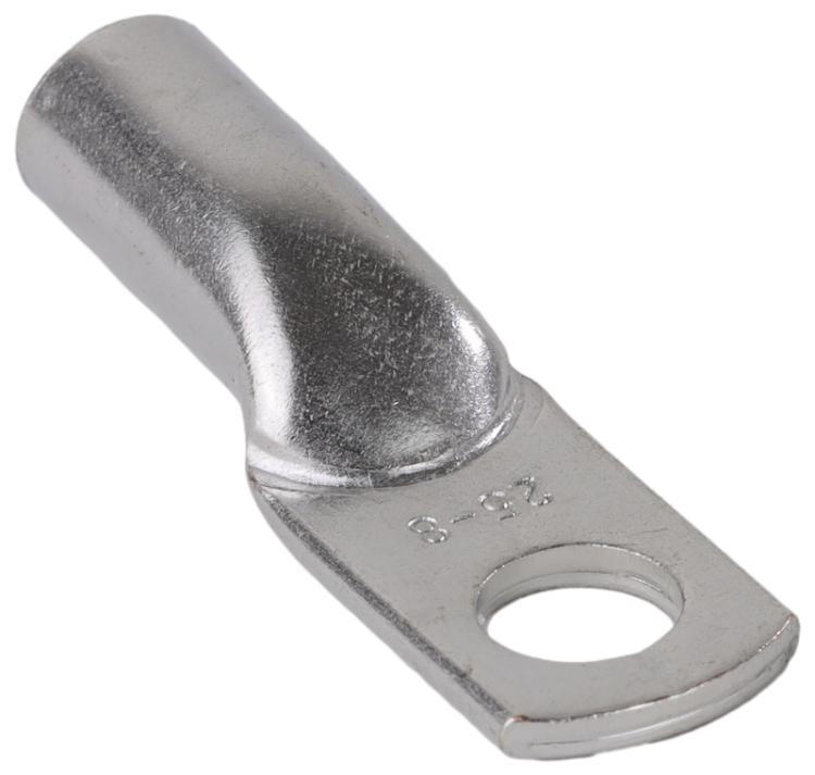 Nieizolowana końcówka rurkowa - miedź cynowana 25mm2, M8, (d1=7.8mm, d2=8.2mm) CLH25-8 Tracon Electric