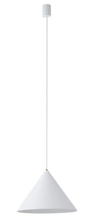 Lampa sufitowa wisząca Industrialna Loft ZENITH M WHITE 8002 NOWODVORSKI Lighting GU10 x1 35cm oświetleniowa żyrandol nowoczesna do Kuchni Jadalni nad stół blat wyspę biała zwis Inspiracje Premium