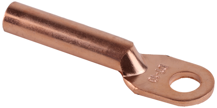 Nieizolowana przedłużona miedziana końcówka rurkowa 10mm2, M8, (d1=6mm, d2=8,5mm) SZ-CL10 Tracon Electric