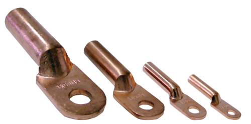 Nieizolowana przedłużona końcówka rurkowa Cu z oczkiem 95mm2, M12, (d1=14mm, d2=12,5mm) SZ-CL95 Tracon Electric