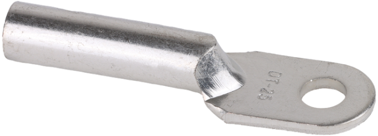 Nieizolowana przedłużona miedziana końcówka rurkowa, cynow. 25mm2, M8, (d1=7,5mm, d2=8,5mm) SZ-CLSN25 Tracon Electric