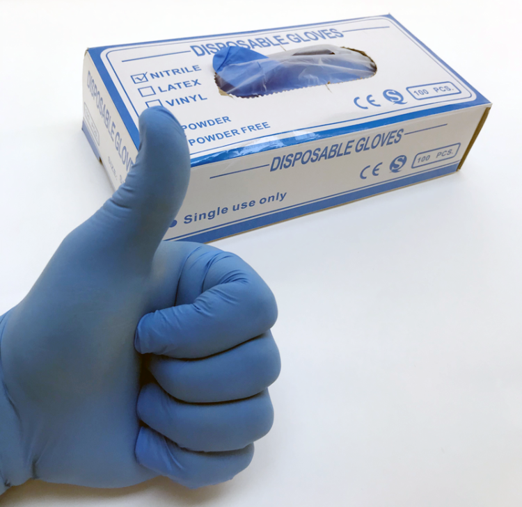 Rękawiczki nitrylowe M RGM Tracon Electric