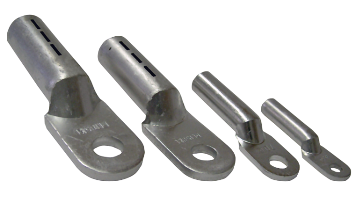 Nieizolowana końcówka rurkowa z oczkiem aluminium (Al) 120mm2, M12, (d1=15,5mm, d2=13mm) AS120-12 Tracon Electric