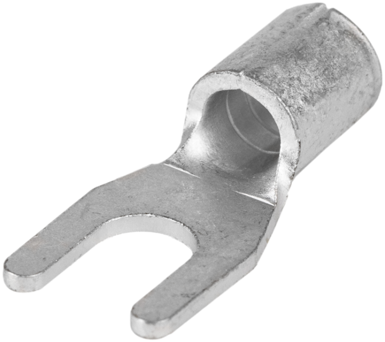 Nieizolowana końcówka widełkowa, miedź cynowana 1,5mm2, M3, (d1=1,7mm, d2=3,7mm) V1.5-3 Tracon Electric