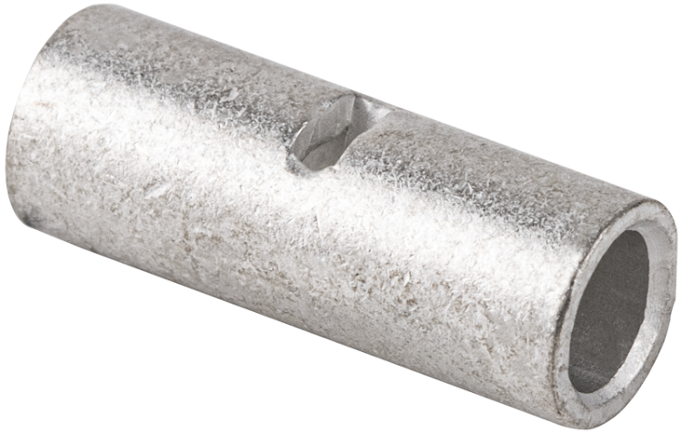 Nieizolowany łącznik rurkowy, miedź cynowana 4mm2, (d1=2,8mm, L=15mm) TH4 Tracon Electric