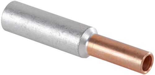 Nieizolowany łącznik rurkowy miedź-aluminium (Cu-Al) 35/70mm2, (d1=8,5mm, d2=11mm) RT35/70 Tracon Electric