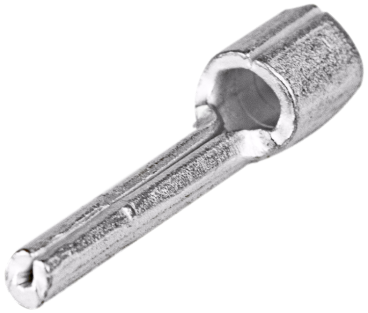 Nieizolowana końcówka igiełkowa, miedź cynowana 1,5mm2, (d1=1,7mm, L=16,7mm) CS1.5 Tracon Electric