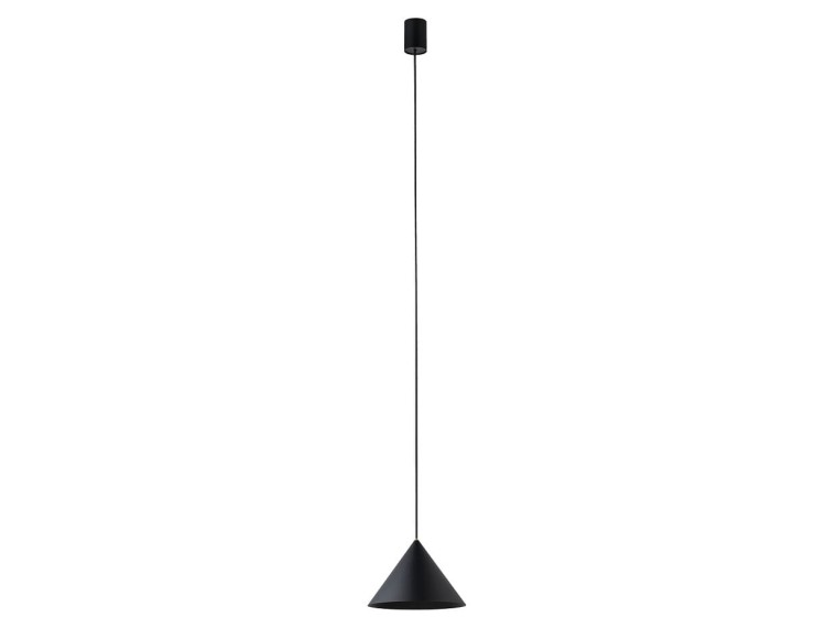 Lampa sufitowa wisząca Industrialna Loft ZENITH S BLACK 7996 NOWODVORSKI Lighting GU10 x1 20cm oświetleniowa żyrandol nowoczesna do Kuchni Jadalni nad stół blat wyspę czarna zwis Inspiracje Premium