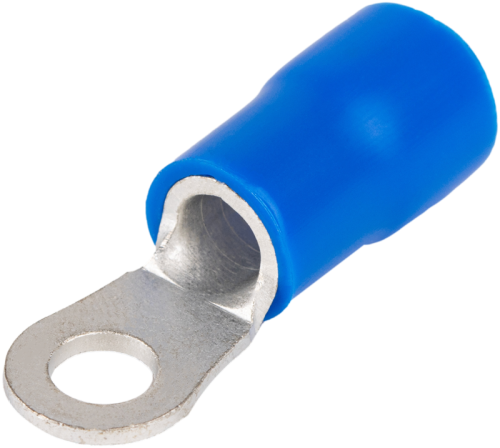 Izolowana końcówka oczkowa, miedź cynowana, niebieska 16mm2, M5, (d1=5,8mm, d2=5,3mm),PVC KSZ16-5 Tracon Electric