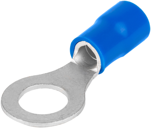 Izolowana końcówka oczkowa, miedź cynowana, niebieska 16mm2, M12, (d1=5,8mm, d2=13mm), PVC KSZ16-12 Tracon Electric