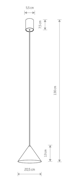 Lampa sufitowa wisząca Industrialna Loft ZENITH S WHITE 7997 NOWODVORSKI Lighting GU10 x1 20cm oświetleniowa żyrandol nowoczesna do Kuchni Jadalni nad stół blat wyspę biała zwis Inspiracje Premium