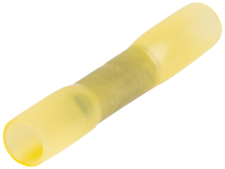 Termokurczliwy łącznik dwustronny, miedź cynowana,żólty 4mm2, (L=41mm, d1=3,6mm), PO ZSTHS Tracon Electric