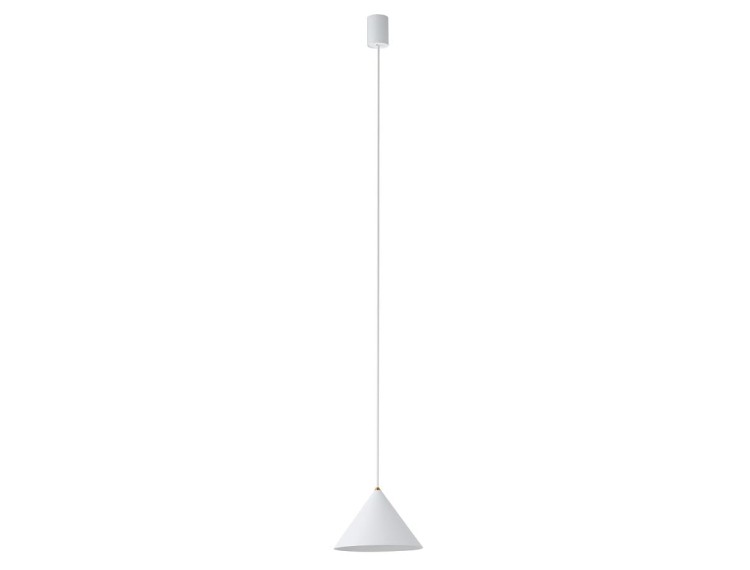 Lampa sufitowa wisząca Industrialna Loft ZENITH S WHITE 7997 NOWODVORSKI Lighting GU10 x1 20cm oświetleniowa żyrandol nowoczesna do Kuchni Jadalni nad stół blat wyspę biała zwis Inspiracje Premium