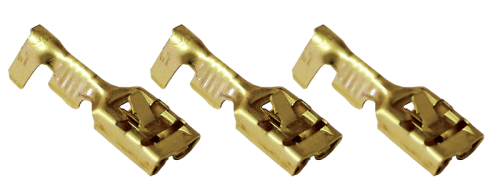 Nieizolowana nasuwka konektorowa z zatrzaskiem, miedź 6,3×0,8mm, 1-2,5mm2 CSH6-B Tracon Electric