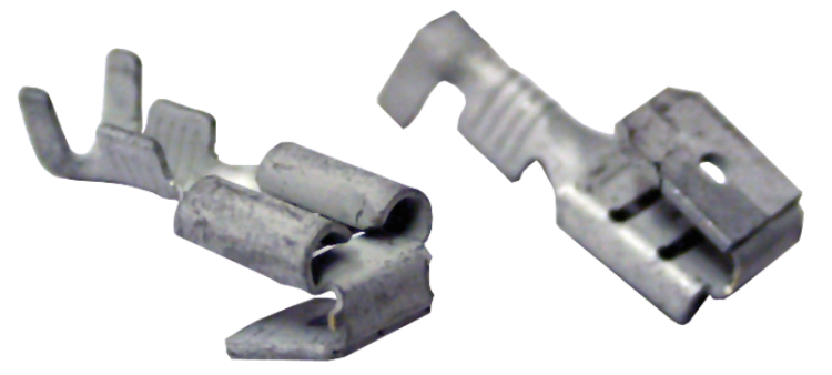Nieizolowana wsuwka i nasuwka konektorowa, miedź cynowana 6,3×0,8mm, 1-2,5mm2 CSE Tracon Electric