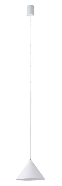Lampa sufitowa wisząca Industrialna Loft ZENITH S WHITE 7997 NOWODVORSKI Lighting GU10 x1 20cm oświetleniowa żyrandol nowoczesna do Kuchni Jadalni nad stół blat wyspę biała zwis Inspiracje Premium