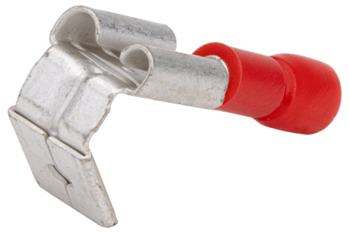 Izolowana nasuwka konektorowa z wsuwką, miedź, czerwona 6,3×0,8mm, 1,5mm2 PCSE Tracon Electric