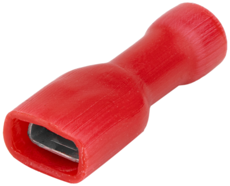 W pełni izolowana nasuwka konektorowa, miedź, czerwona 1,5mm2, 6,3×0,8mm PTCSH6 Tracon Electric
