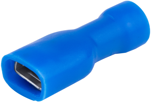 W pełni izolowana nasuwka konektorowa, miedź, niebieska 2,5mm2, 6,3×0,8 mm KTCSH6 Tracon Electric