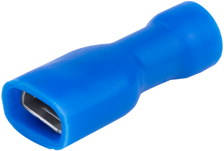 W pełni izolowana nasuwka konektorowa, miedź, niebieska 2,5mm2, 6,3×0,8 mm KTCSH6 Tracon Electric
