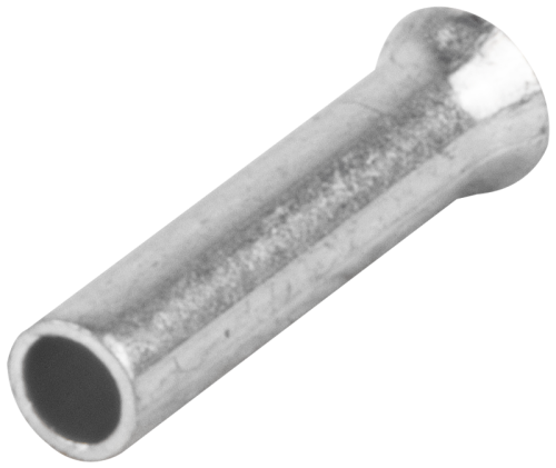 Nieizolowana końcówka tulejkowa z miedzi cynowanej 0,5mm2, L=6mm E01NR6 Tracon Electric