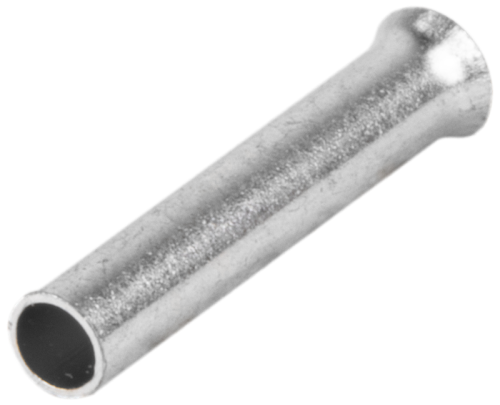 Nieizolowana końcówka tulejkowa z miedzi cynowanej 0,5mm2, L=10mm E01N Tracon Electric