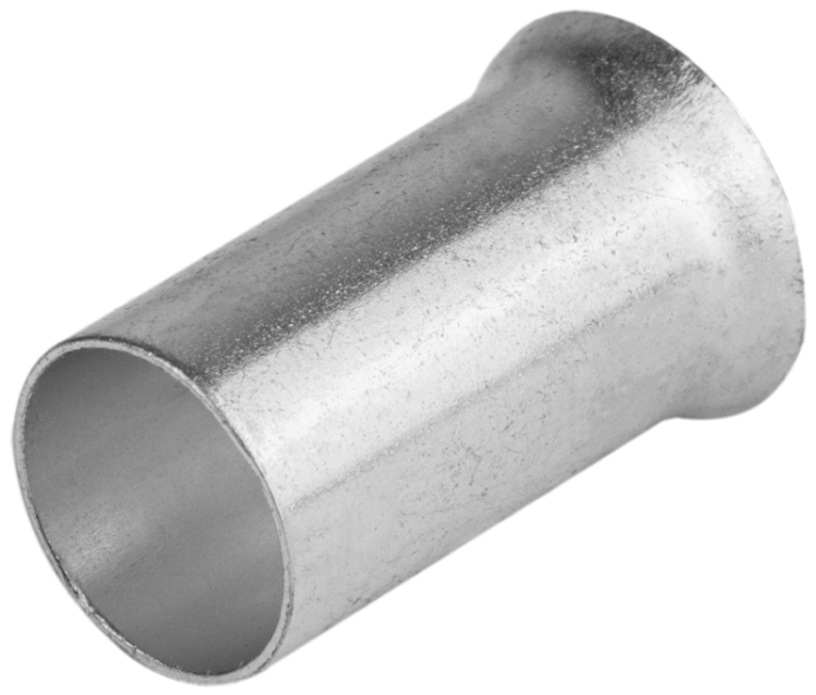 Nieizolowana końcówka tulejkowa z miedzi cynowanej 16mm2,L=12mm E09N-12 Tracon Electric