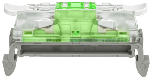 Łącznik bezśrubowy otwierany, przeźroczysty 0,5-4(2,5)mm2, 32A, 400VAC 1P RVOGTT11 Tracon Electric