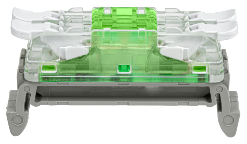 Łącznik bezśrubowy otwierany, przeźroczysty 0,5-4(2,5)mm2, 32A, 400VAC 2P RVOGTT22 Tracon Electric