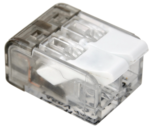 Łącznik bezśrubowy otwierany, przeźroczysty 0,2-4mm2, 32A, 450VAC 2P RVON2 Tracon Electric