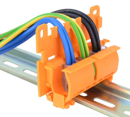 Ścianka tylna adaptera łączników otwieranych OVO PA66 OVO-A2 Tracon Electric