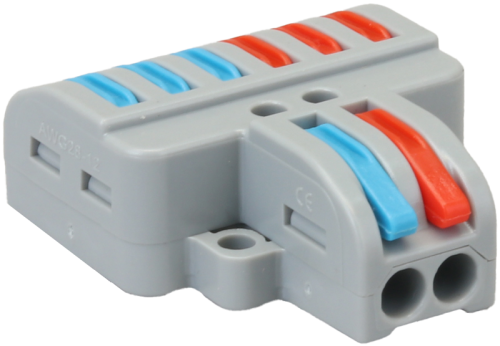 Łącznik bezśrubowy, otwierany 0,5-4mm2, 32A, 400VAC 2P OVO2P26 Tracon Electric