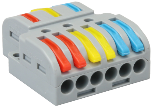 Łącznik bezśrubowy, otwierany 0,5-4mm2, 32A, 400VAC 3P OVO3P36 Tracon Electric