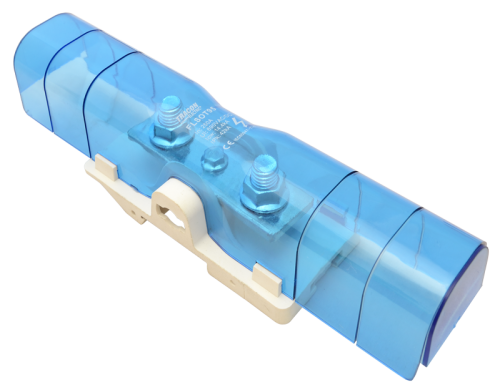 Złączka przelotowa na szynę otwierana 1×95(95)mm2 / 1×95(95)mm2, 690VAC/DC, 250A FLSOT95L Tracon Electric