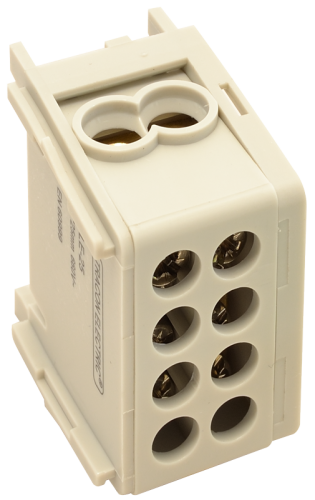 Złączka kompaktowa na szynę, szara 2×16mm2 / 2×16mm2, 400VAC, 76A FLE-16 Tracon Electric